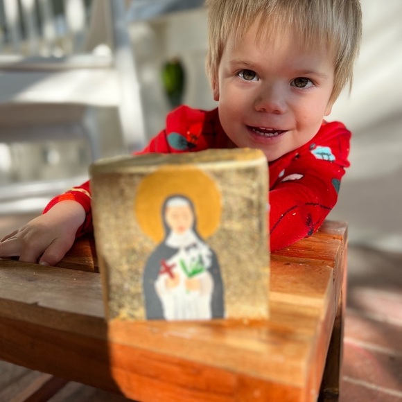 Custom tiny Saint paintings - Picture 6 of 6